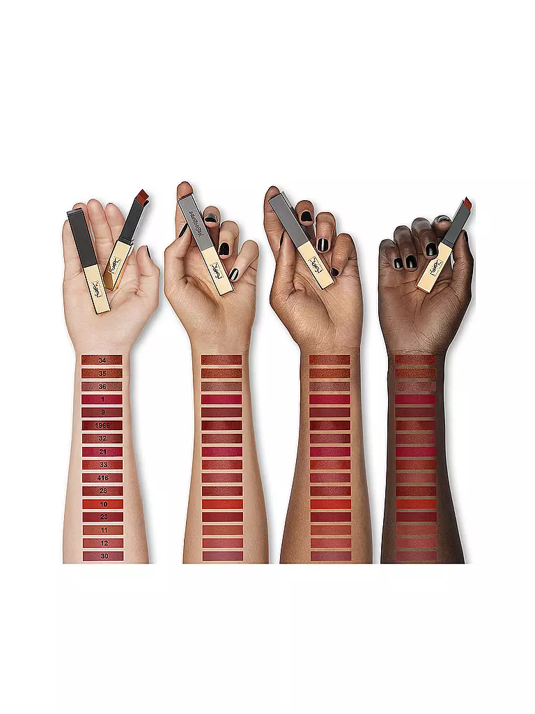 YVES SAINT LAURENT Lippenstift - Rouge Pur Couture The Slim ( 34 Blasting Terra )  dunkelrot