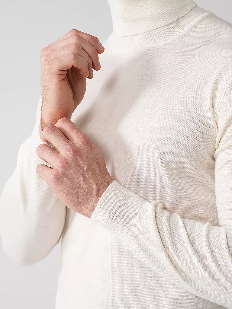 GRAN SASSO Rollkragenpullover creme