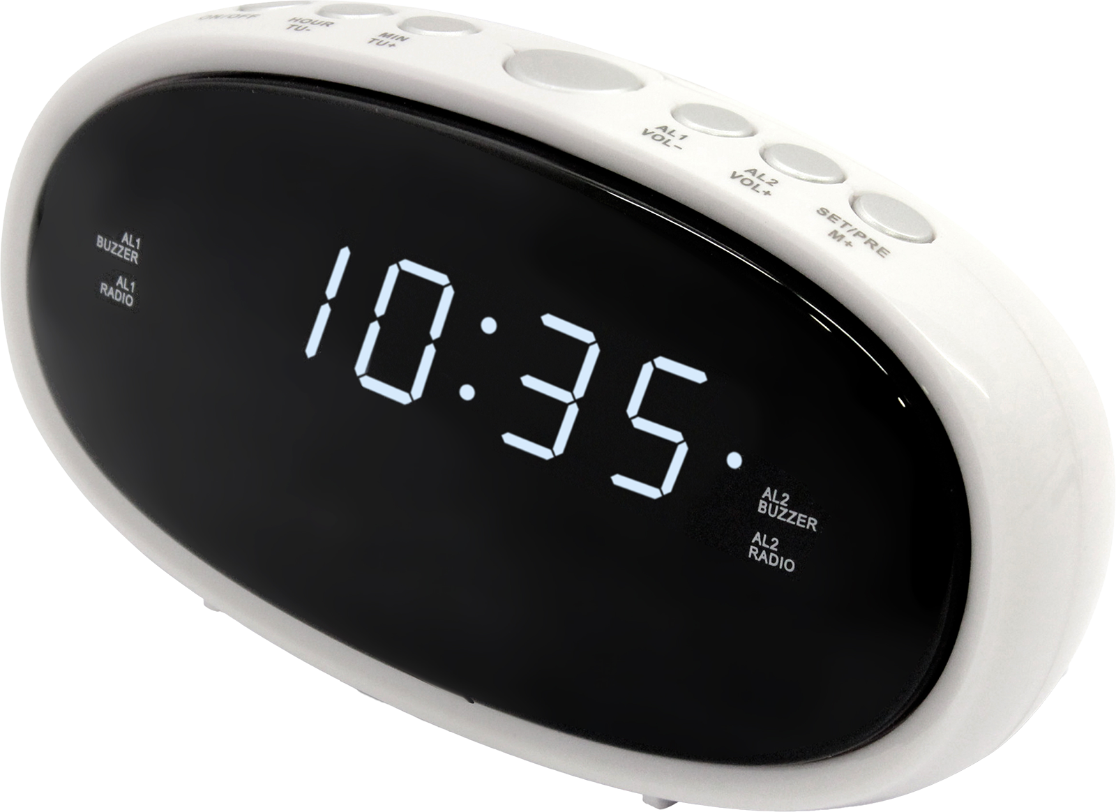 LD Sound & Vision CR-1500 Klokradio LED display