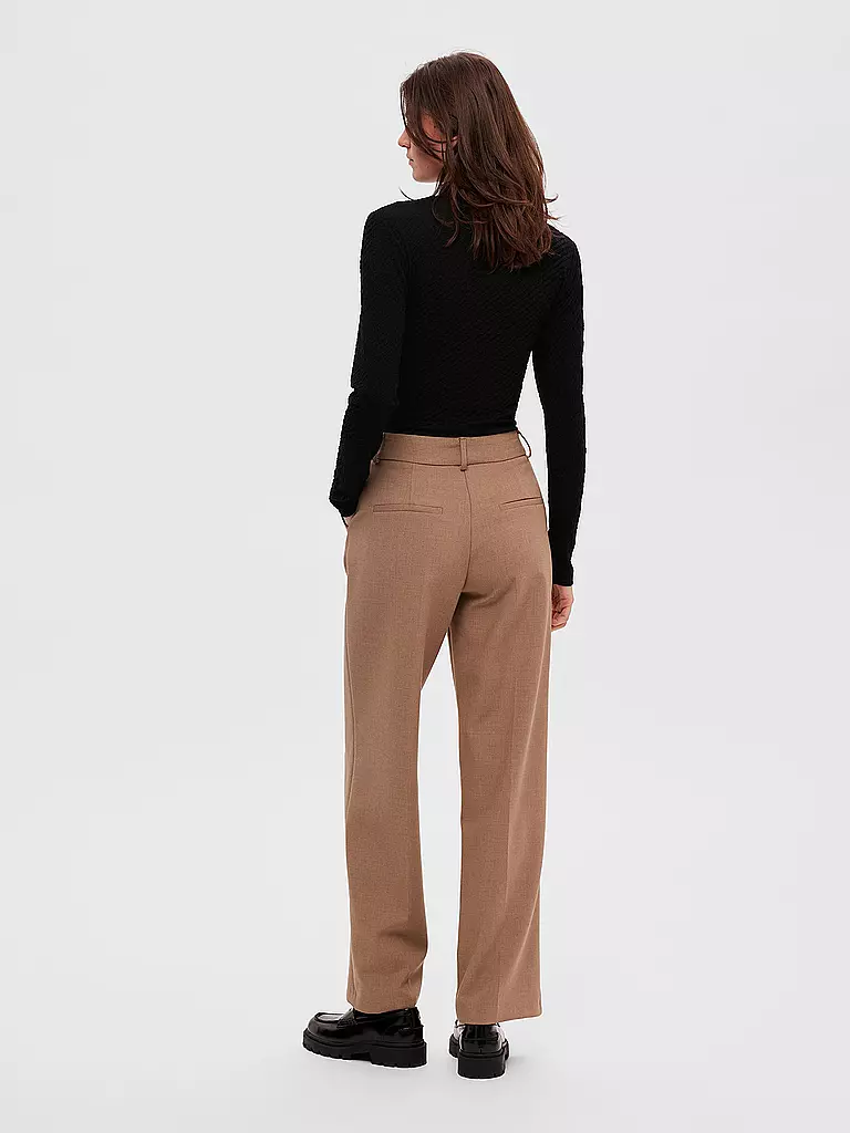 SELECTED FEMME Stehkragenshirt SLFGINNY schwarz