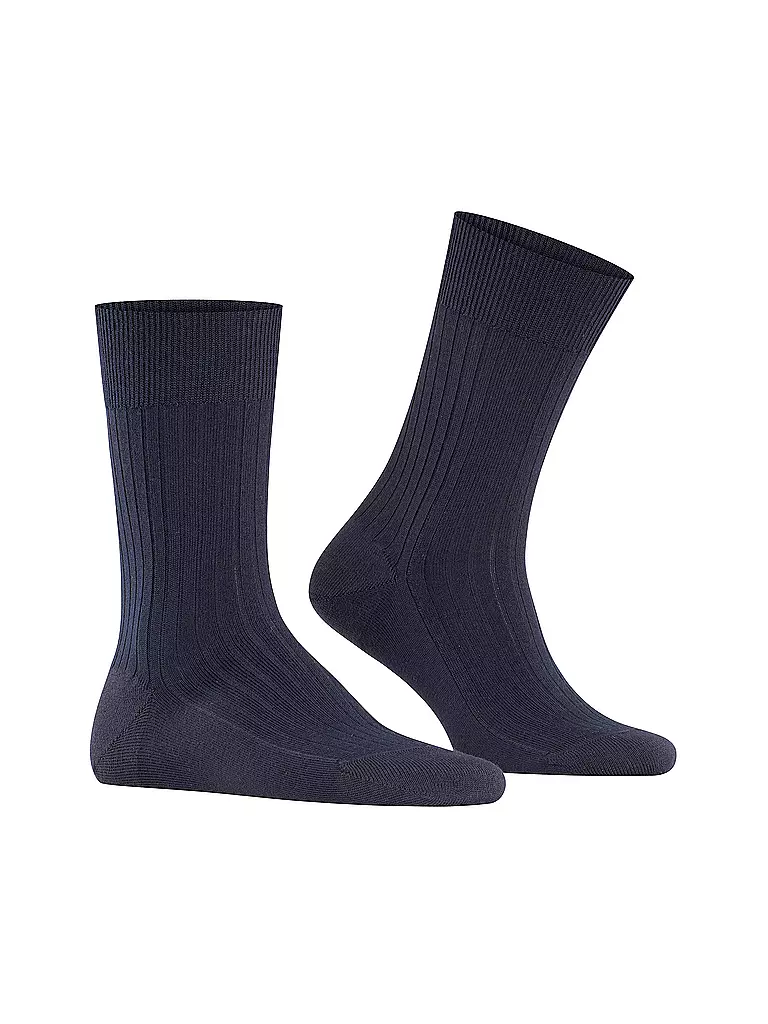 FALKE Socken BRISTOL PURE dark navy blau