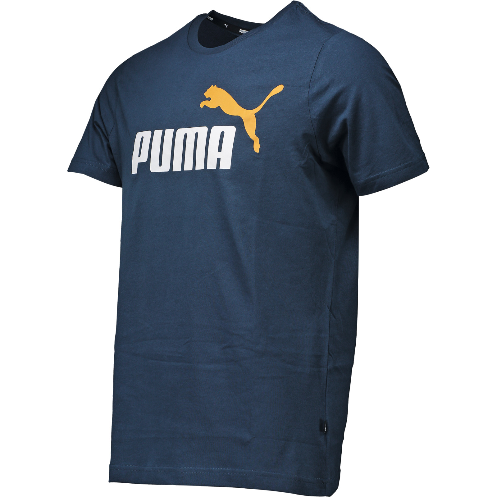 Puma Ess+ 2Col Logo Tee, dunkelblau, XXL