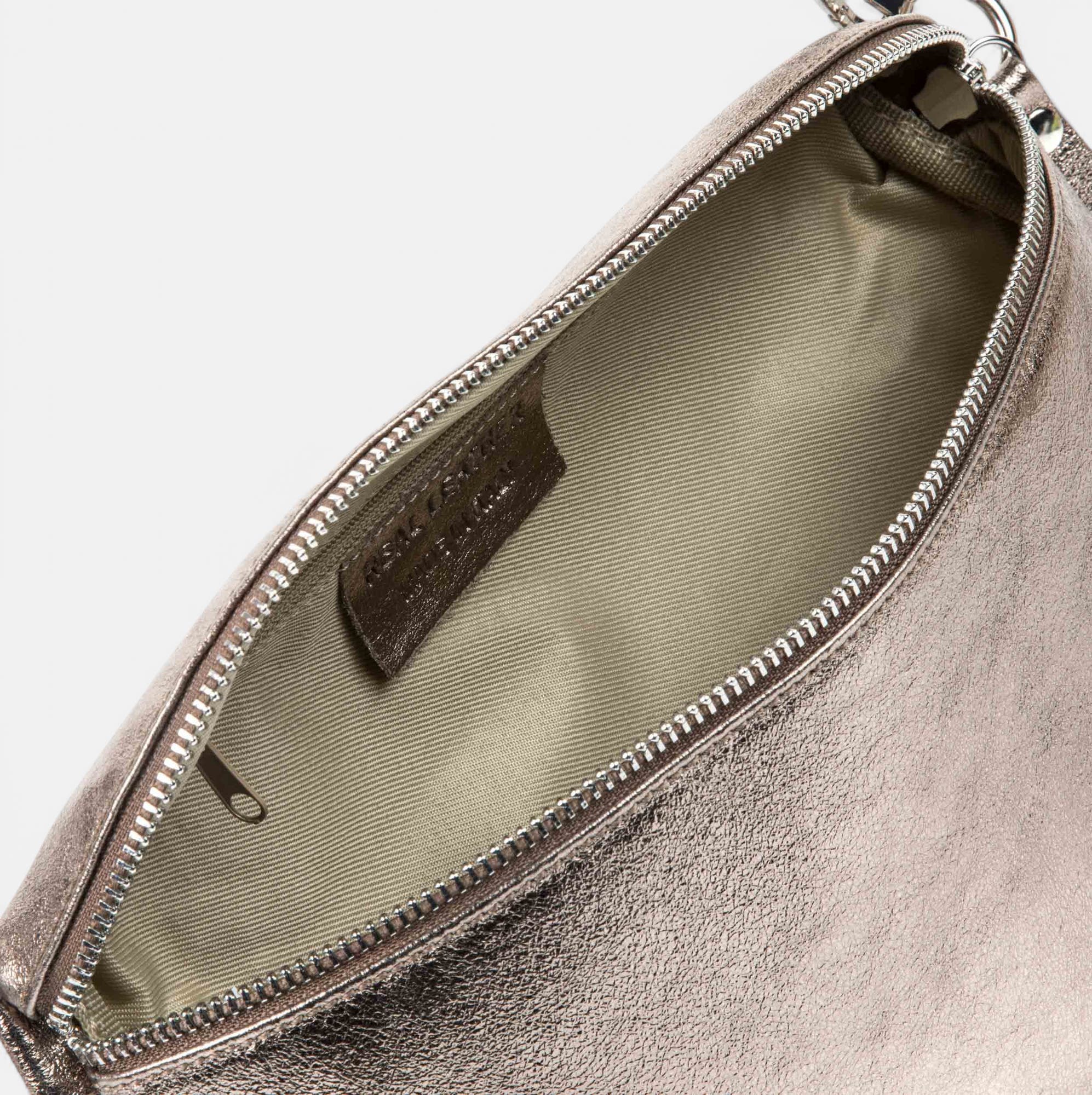 Banane en cuir bronze