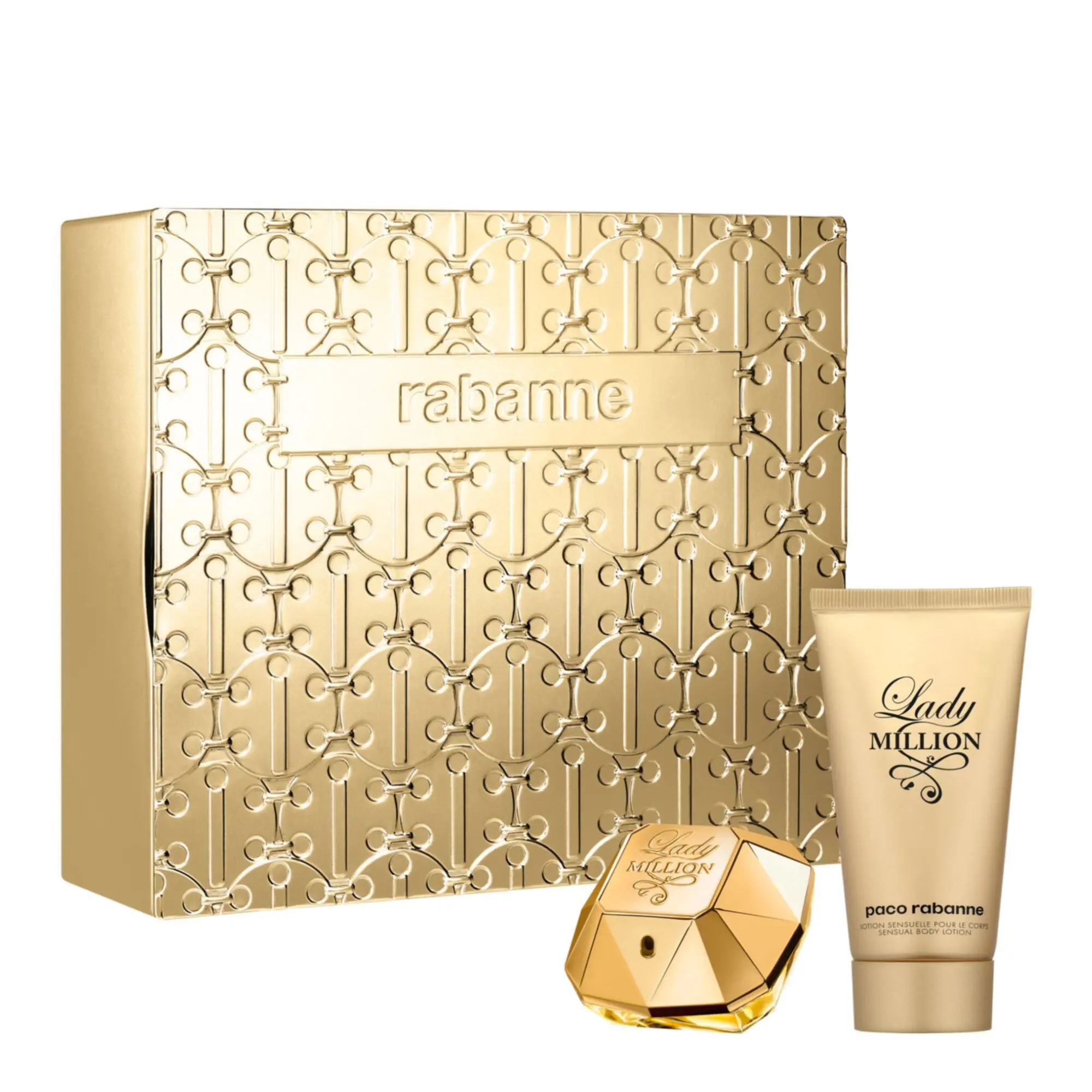 Paco Rabanne - Coffret Lady Million Eau de Parfum 50ml & Lait Corps- Femme