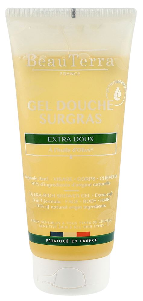 BEAUTERRA Duschgel Gel reichhaltig hypoallergen Tb 200 ml