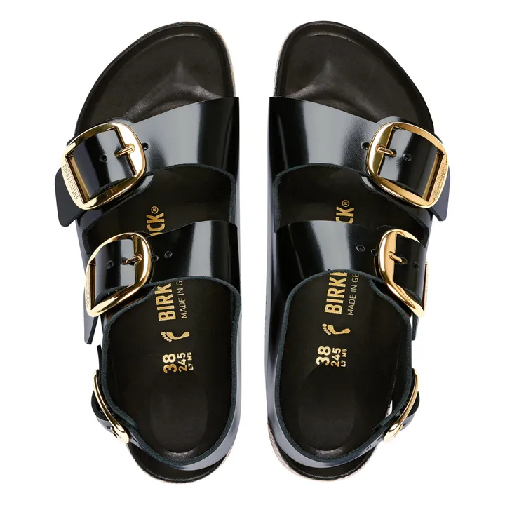 BIRKENSTOCK Sandales Milano Chaussant Etroit | Noir
