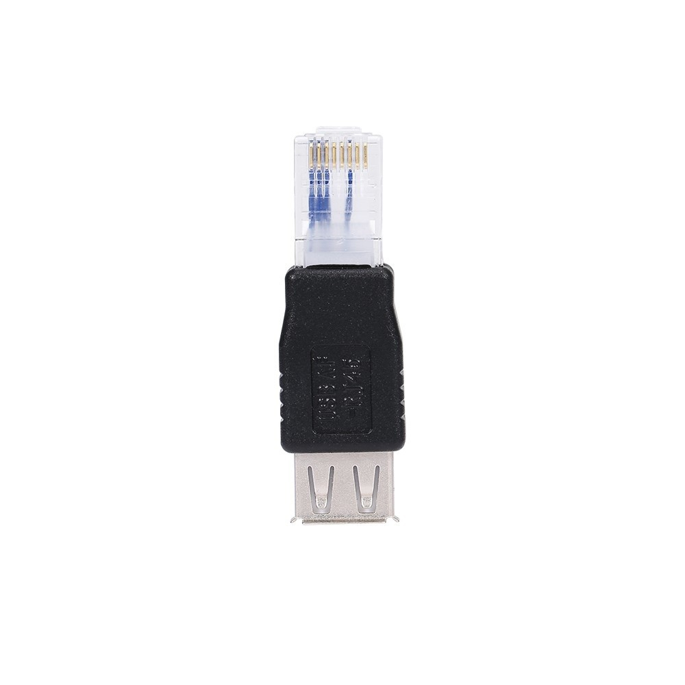 USB A auf Ethernet LAN RJ45 Adapter - Schwarz