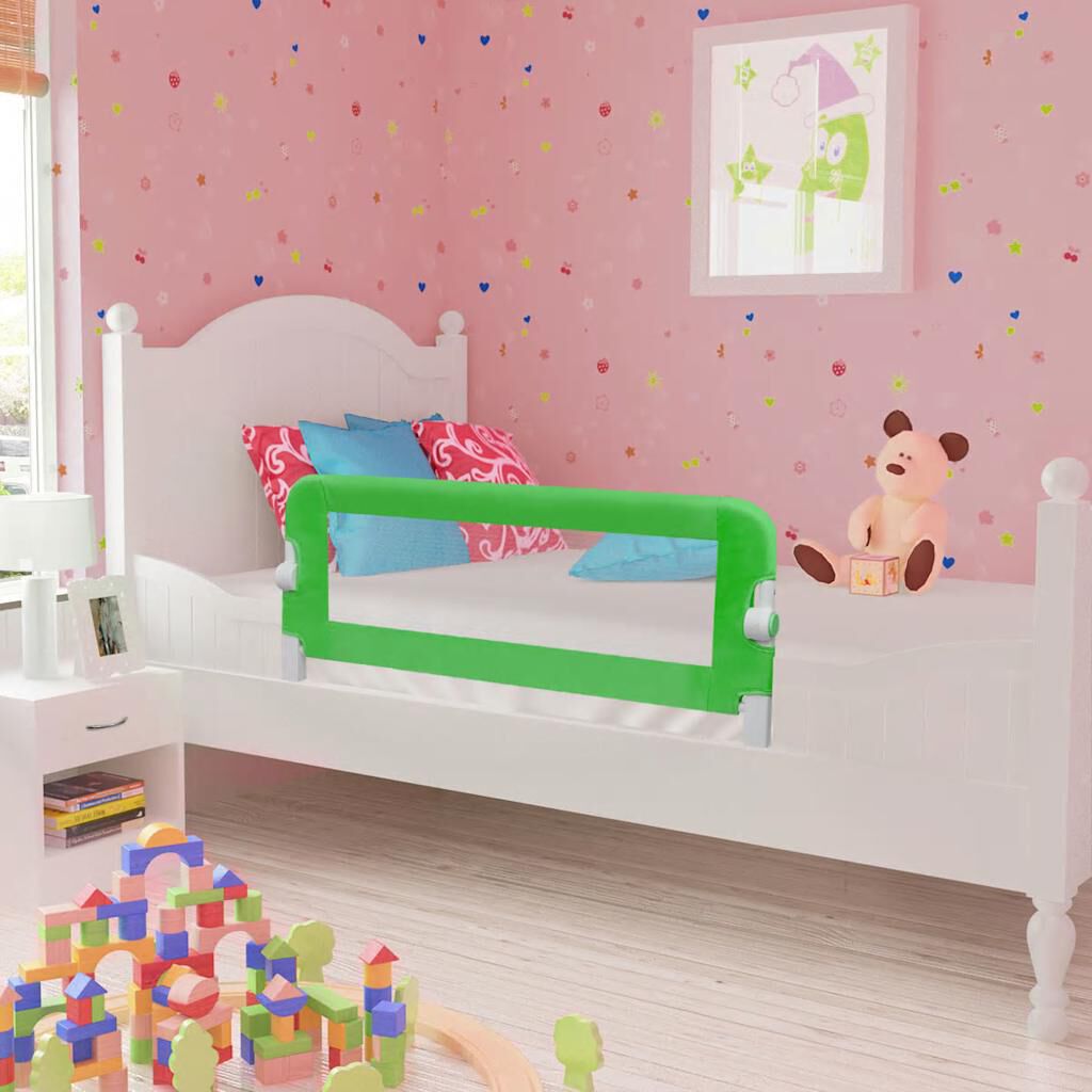Bedhek, 102 x 42 cm, groen