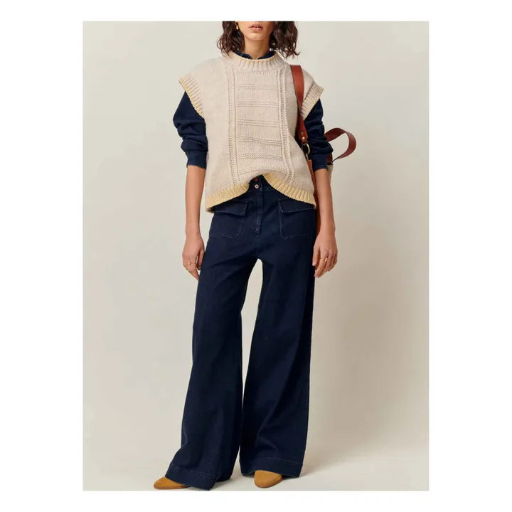 Sessùn Pantalon Manhattan Denim | Bleu