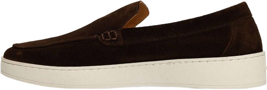 Manfield Heren Bruine suède loafers