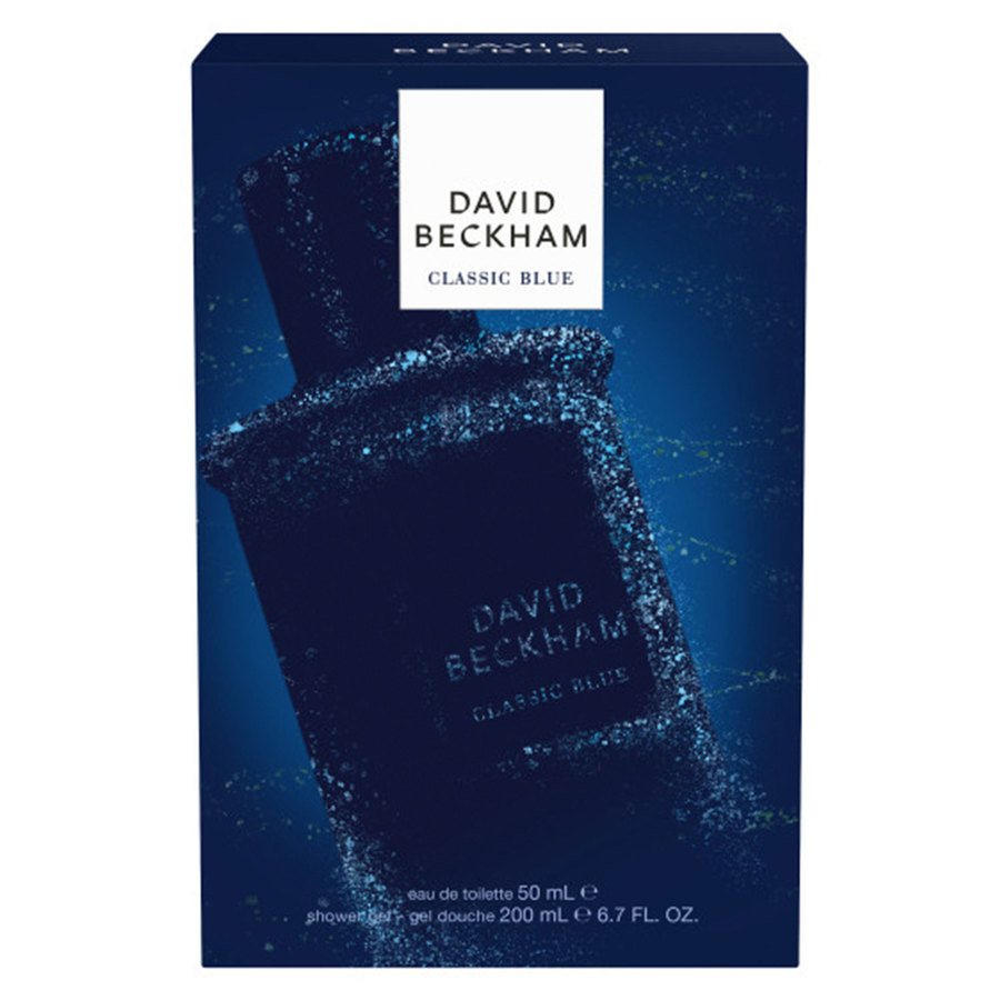 David Beckham Classic Blue Gift Set For Men