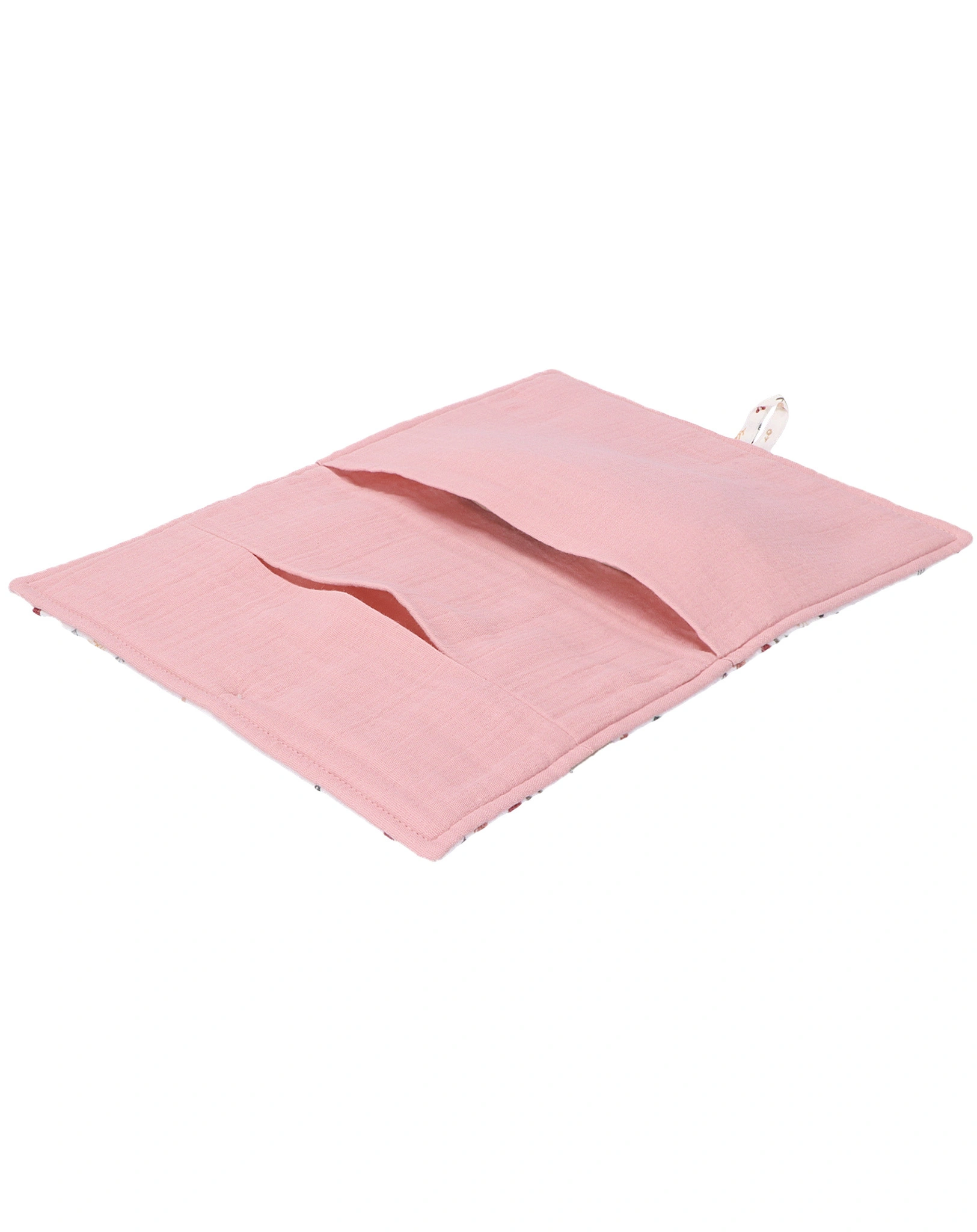 Windeltasche HASE BABY (35x27) in weiß/rosa