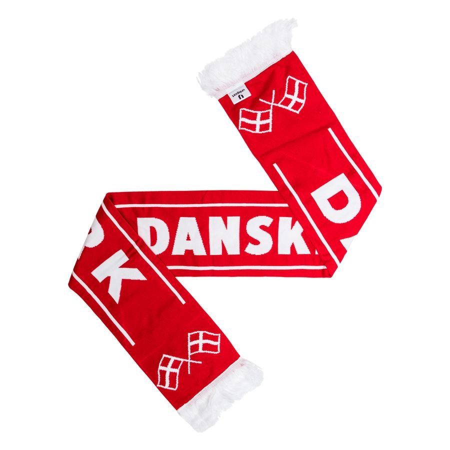 Danemark Classic Écharpe 17,5x140cm - Rouge/Blanc