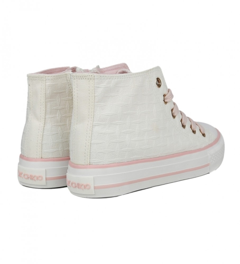 Botas de cano curto brancas Chika10 City Kids tamanho 24