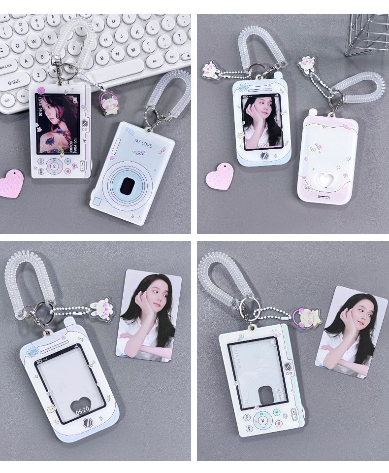 Coolkiss - Telefoon-/cameraprint Acryl Fotohouder Sleutelhanger (Diverse Ontwerpen)