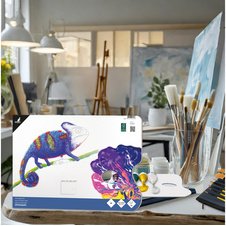 Palette pelable, 36 feuilles, 230 x 305 mm, blanc