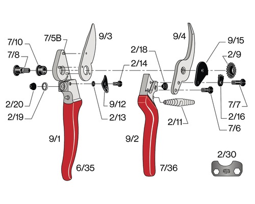 Felco 9 boomschaar