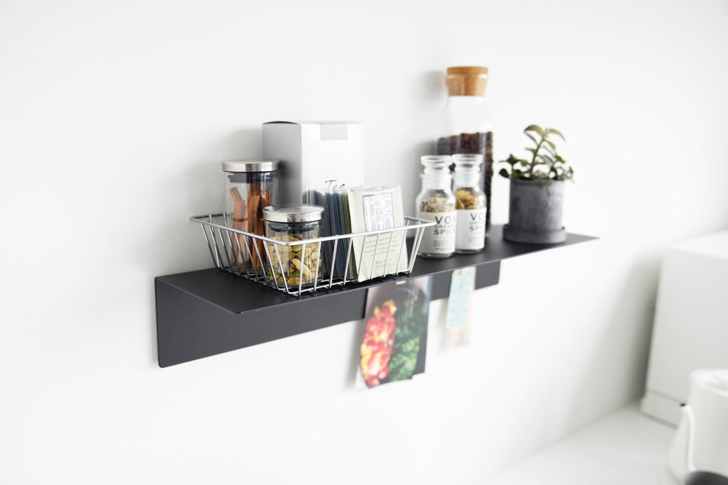 Yamazaki Wandplank met Magnetisch Paneel (50 cm) - Tower - Zwart