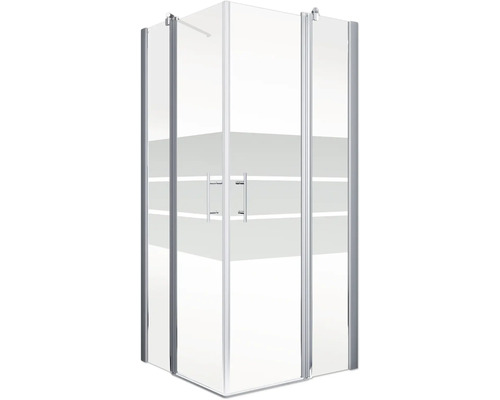 Hoekinstap Schulte Galaxy 90x90 cm Decor Depoli Light Profielkleur aluminium
