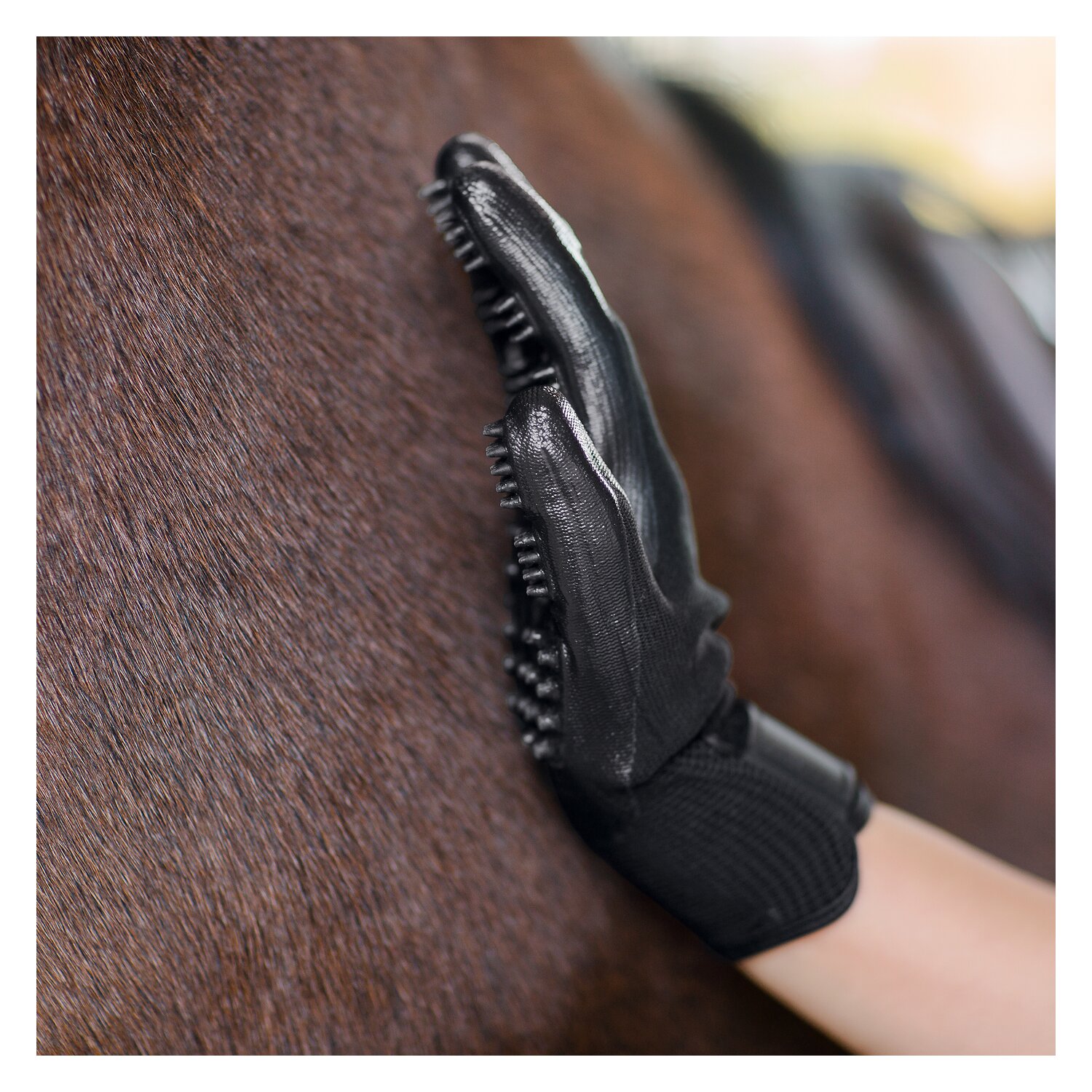 Loesdau Pflegehandschuhe  - schwarz
