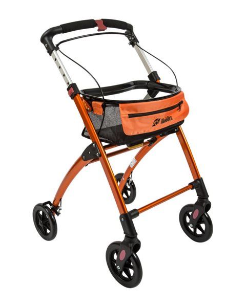 Wohnraum Innen Haus Küchen Rollator JAGUAR leicht faltbar wendig BLAU