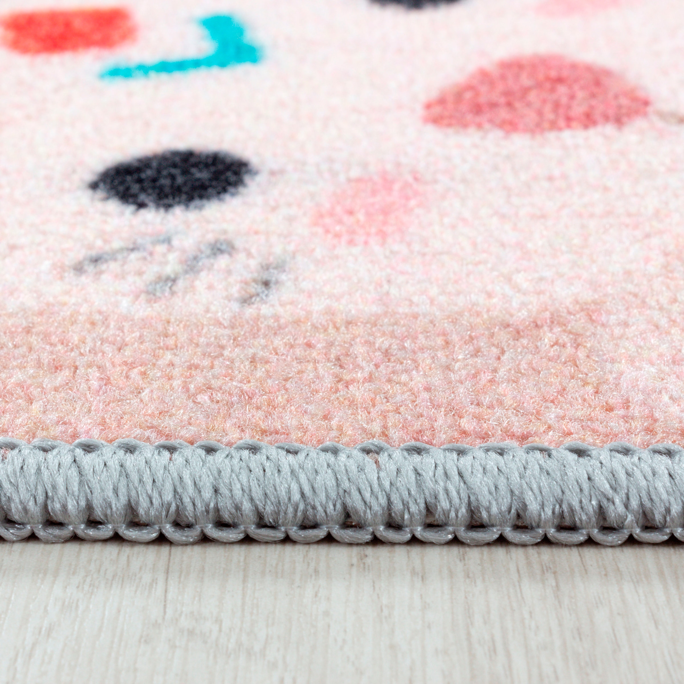 Ayyildiz Teppiche Kinderteppich »PLAY 2903« rechteckig 6 mm Höhe robuster Kurzflor, Spiel Teppich, Kinderzimmer