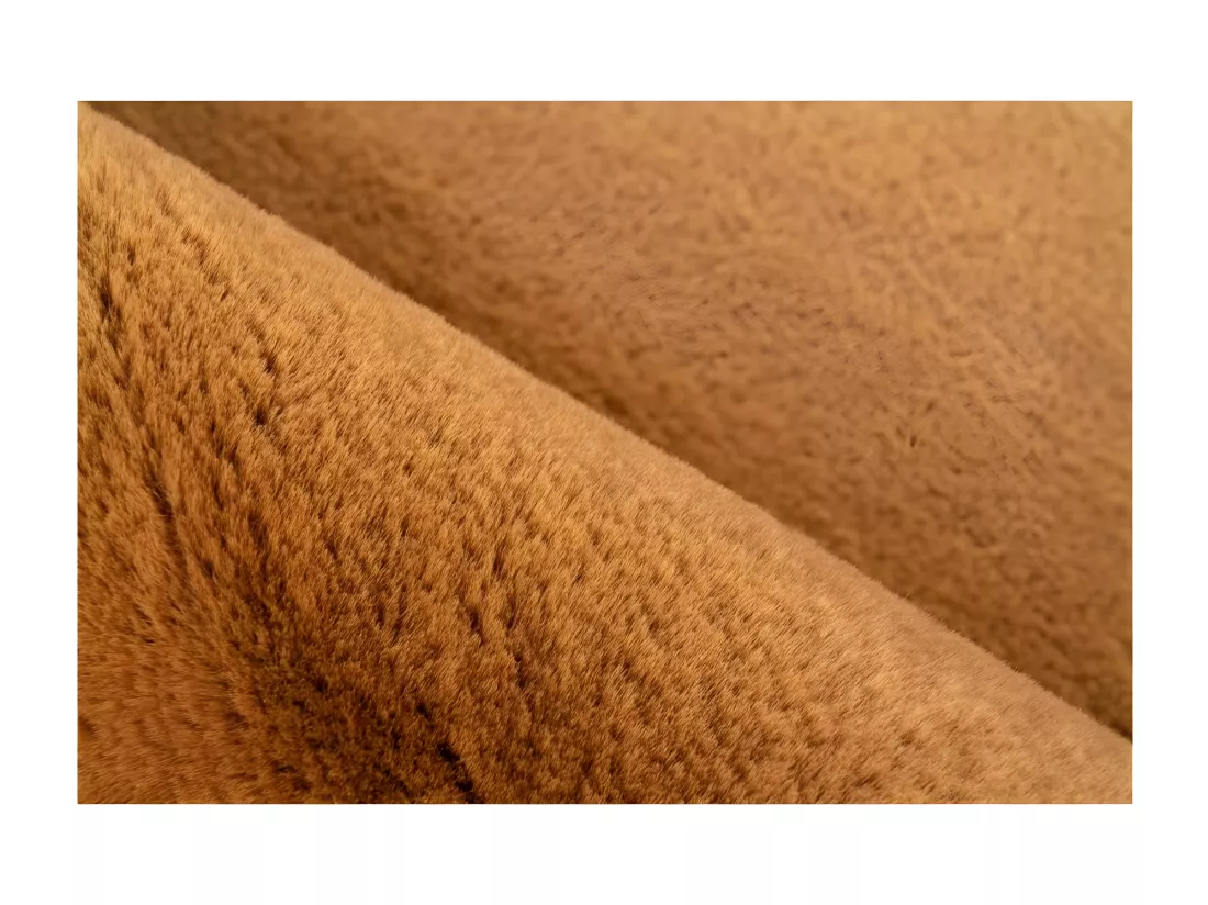 Tapis 170x120cm, design H008N coloris ambré - Confort et élégance pour votre intérieur