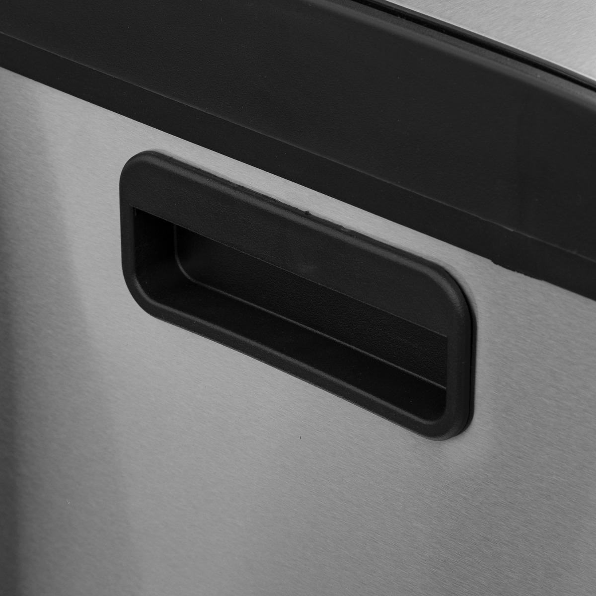 POUBELLE DE TRI A PEDALE ARIANE 2 X 30L METAL INOX