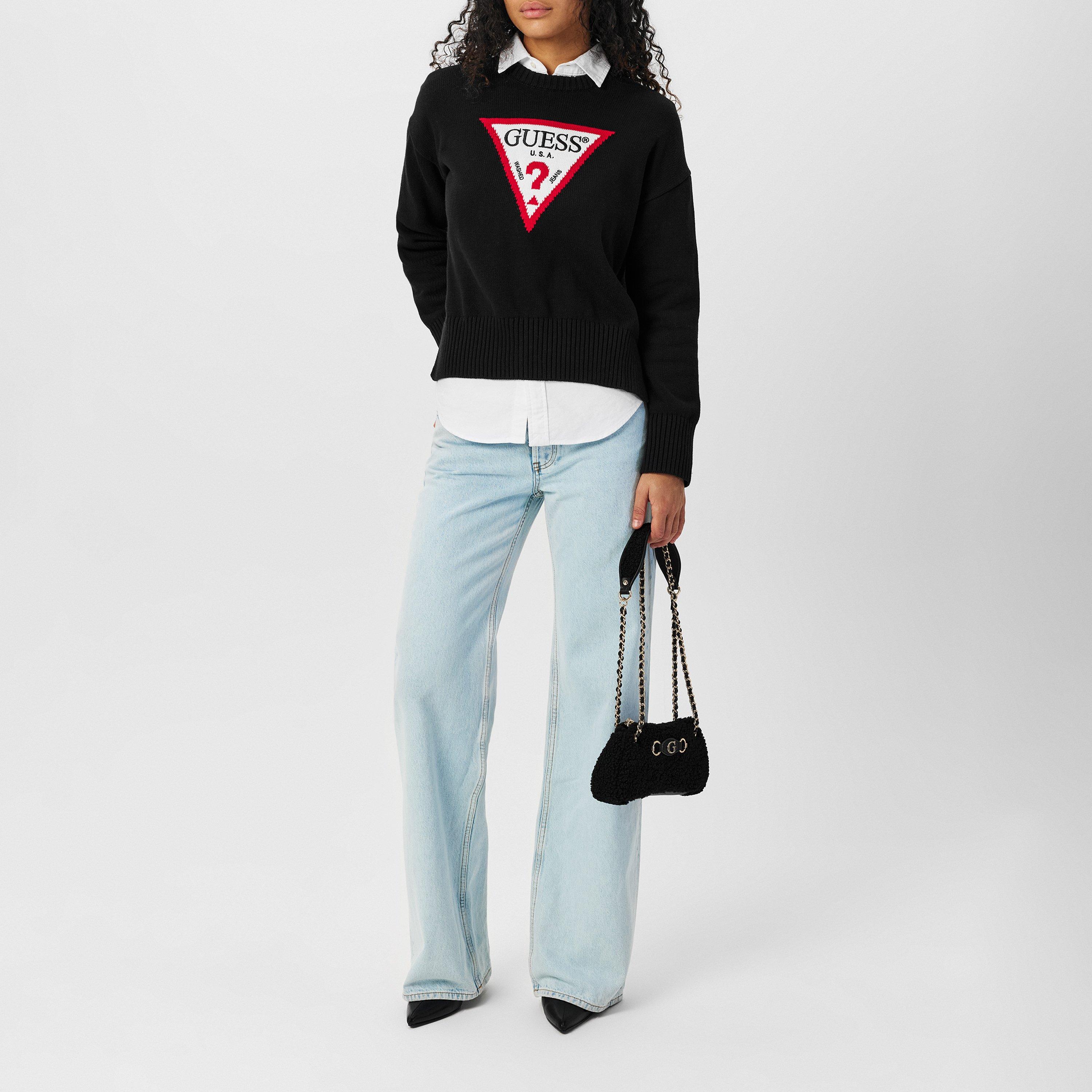 Guess Triangle Knit Sweater