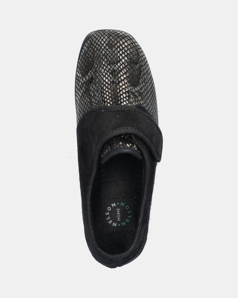 Nelson Home Pantoffels  - zwart