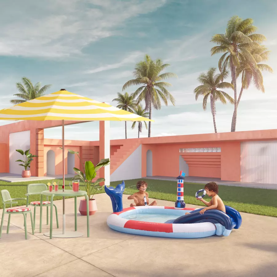 Swim Essentials Play Pool Whale Druck