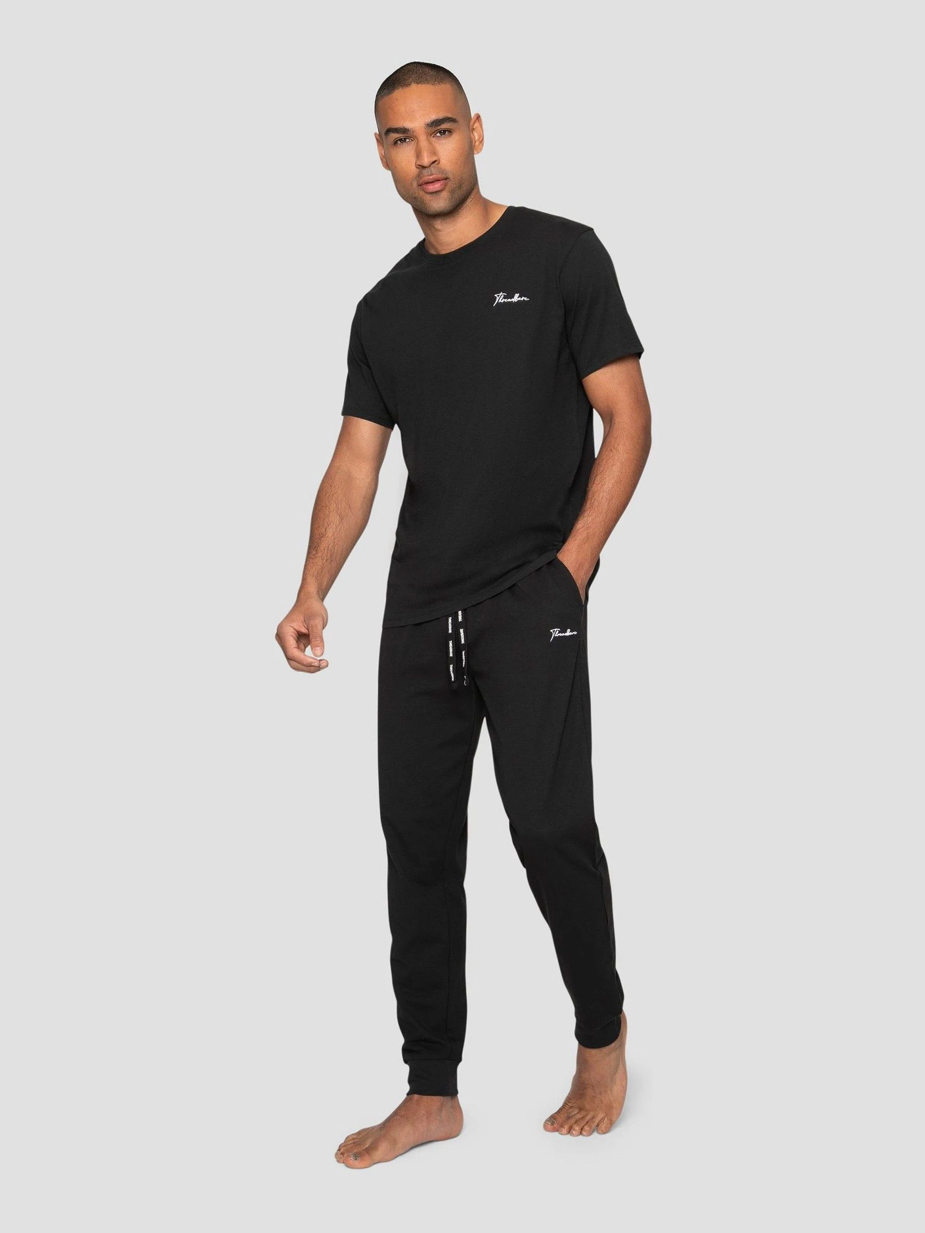 Zwart - Threadbare pyjamaset