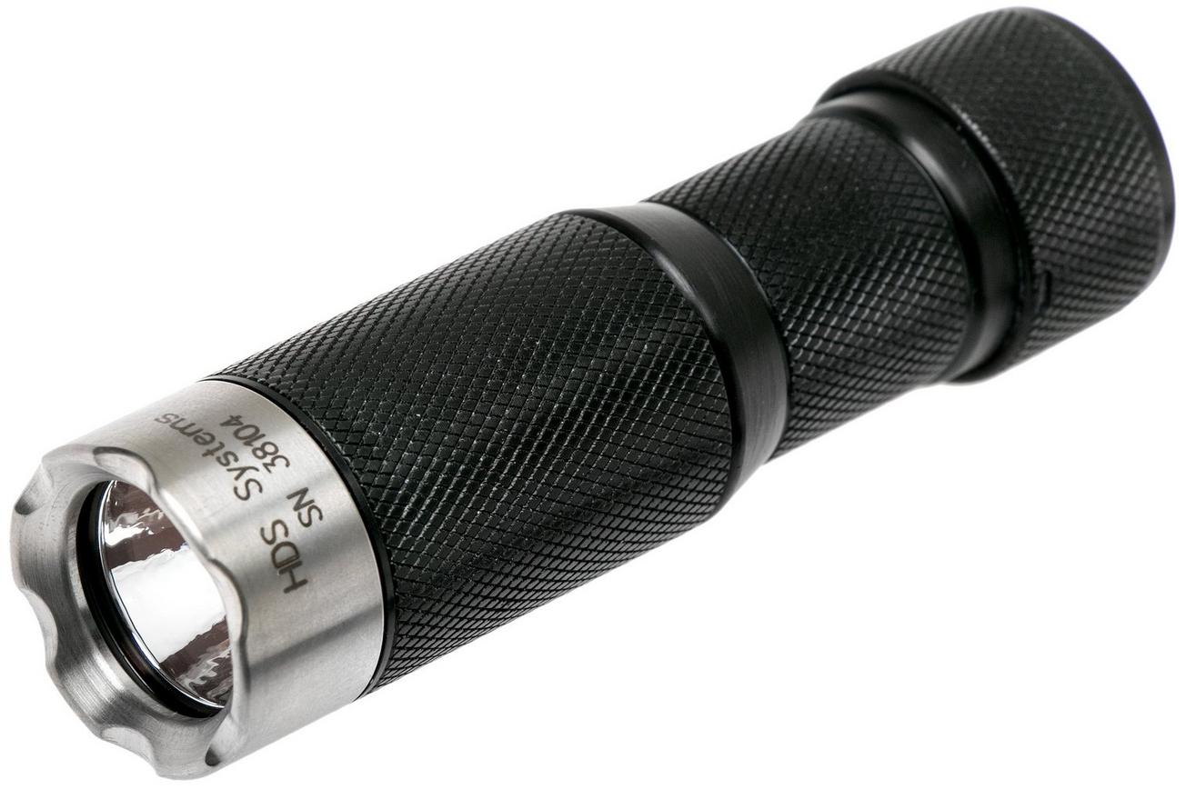HDS systems EDC Custom led-zaklamp, 200 lumen, rotary-schakelaar, Limited Edition