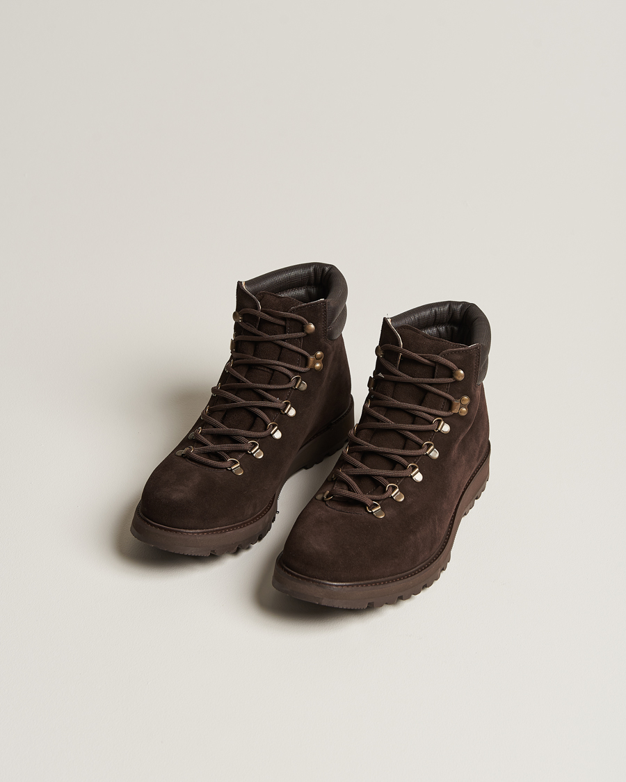 Myrqvist Duved II Laced Boot Dark Brown Suede