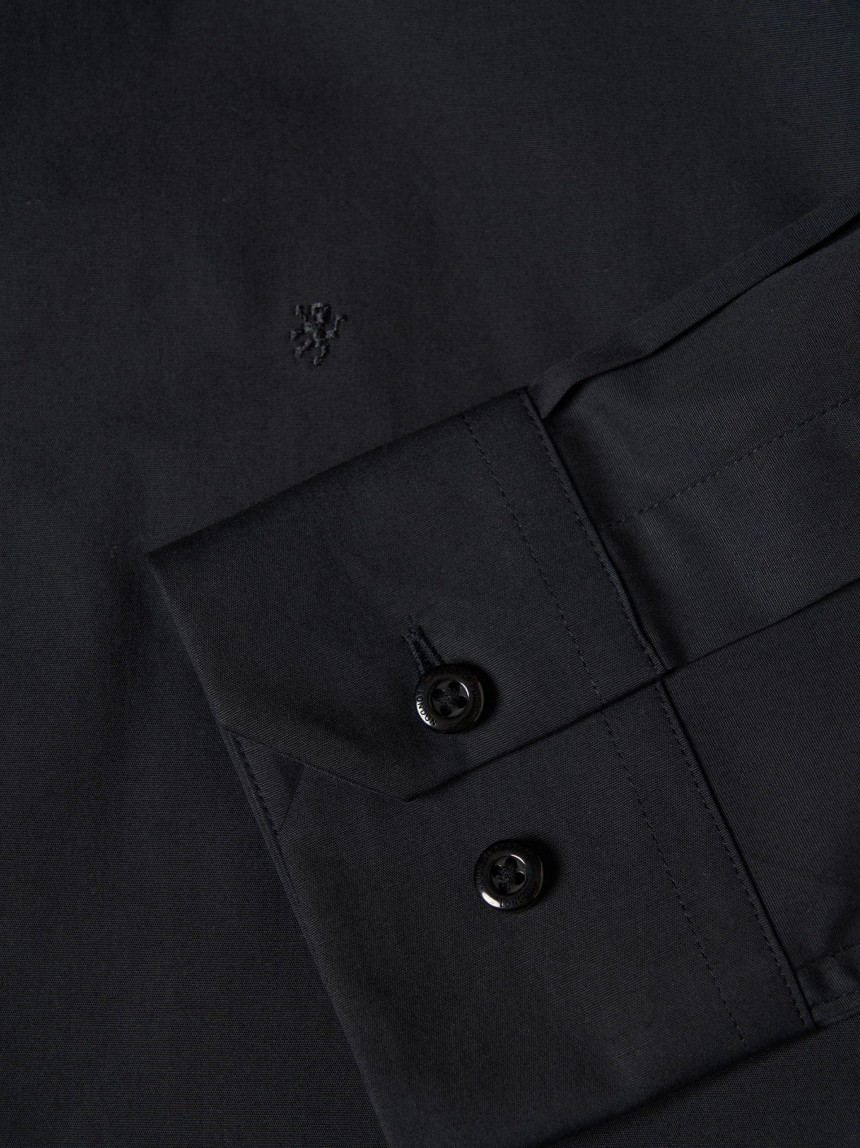 Camisa slim fit de algodão