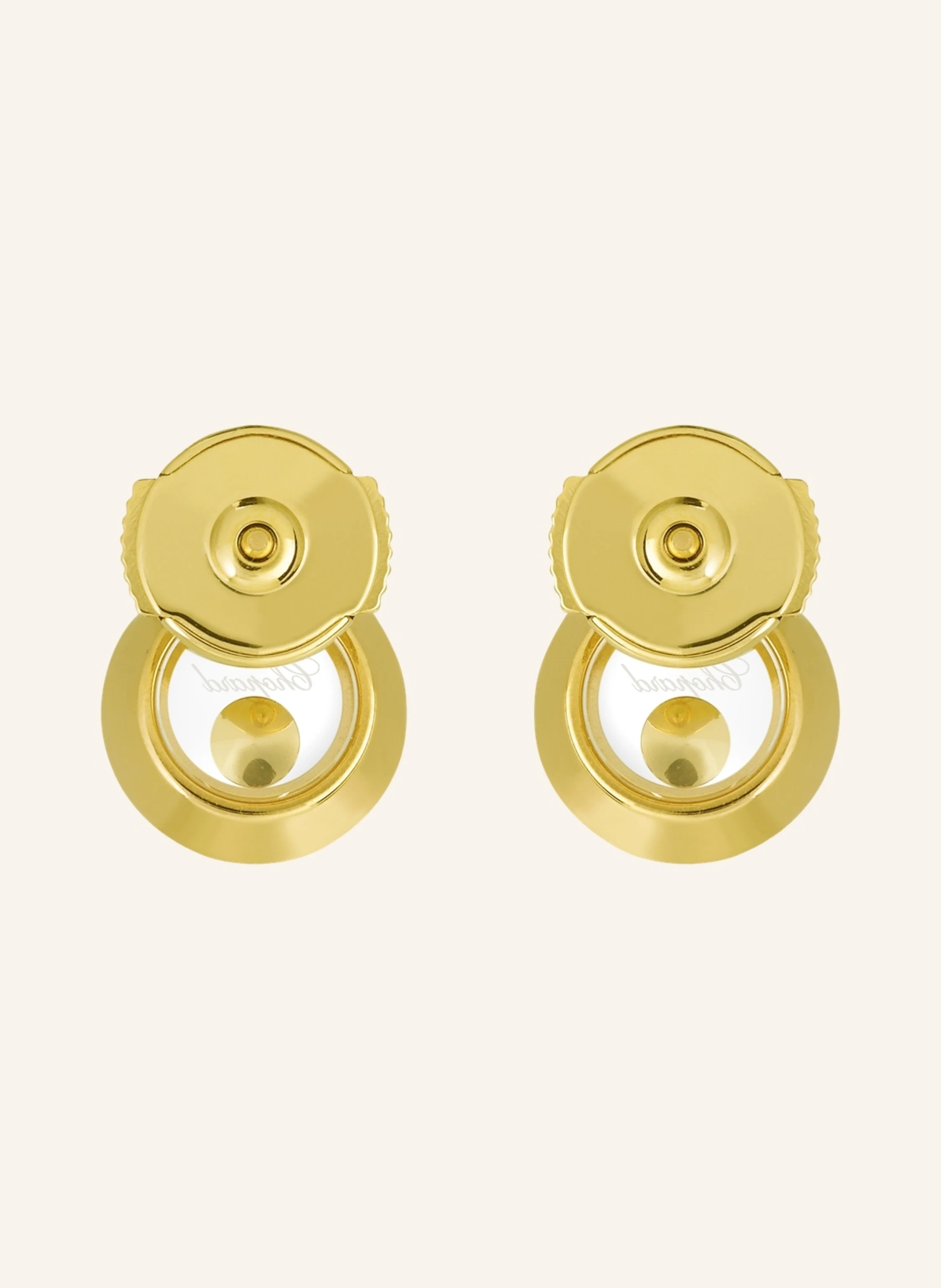 Chopard Ohrring HAPPY DIAMONDS ICONS Ohrringe aus 18 Karat Gelbgold und Diamanten