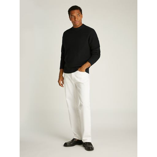 Calvin Klein Jeans Chunky Texture Striktrøje, Ck Black, XL
