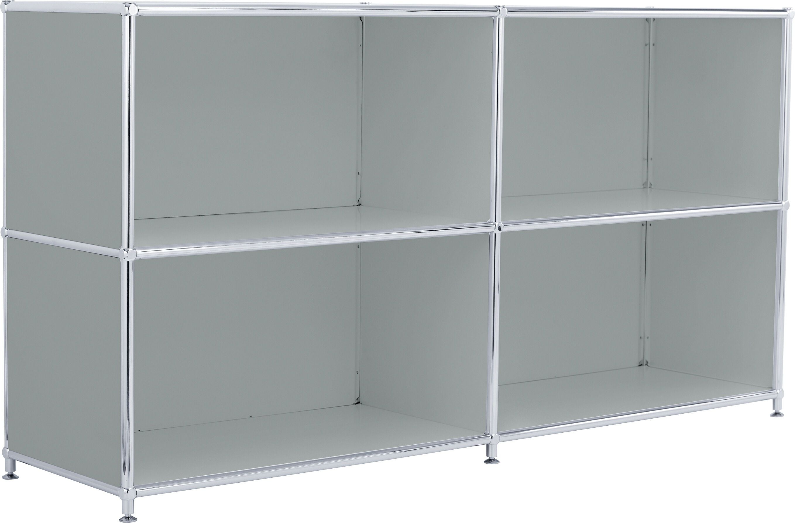 FLEXCUBE Sideboard - Grau / B: 152.0 cm x T: 40.0 cm x H: 80.5 cm