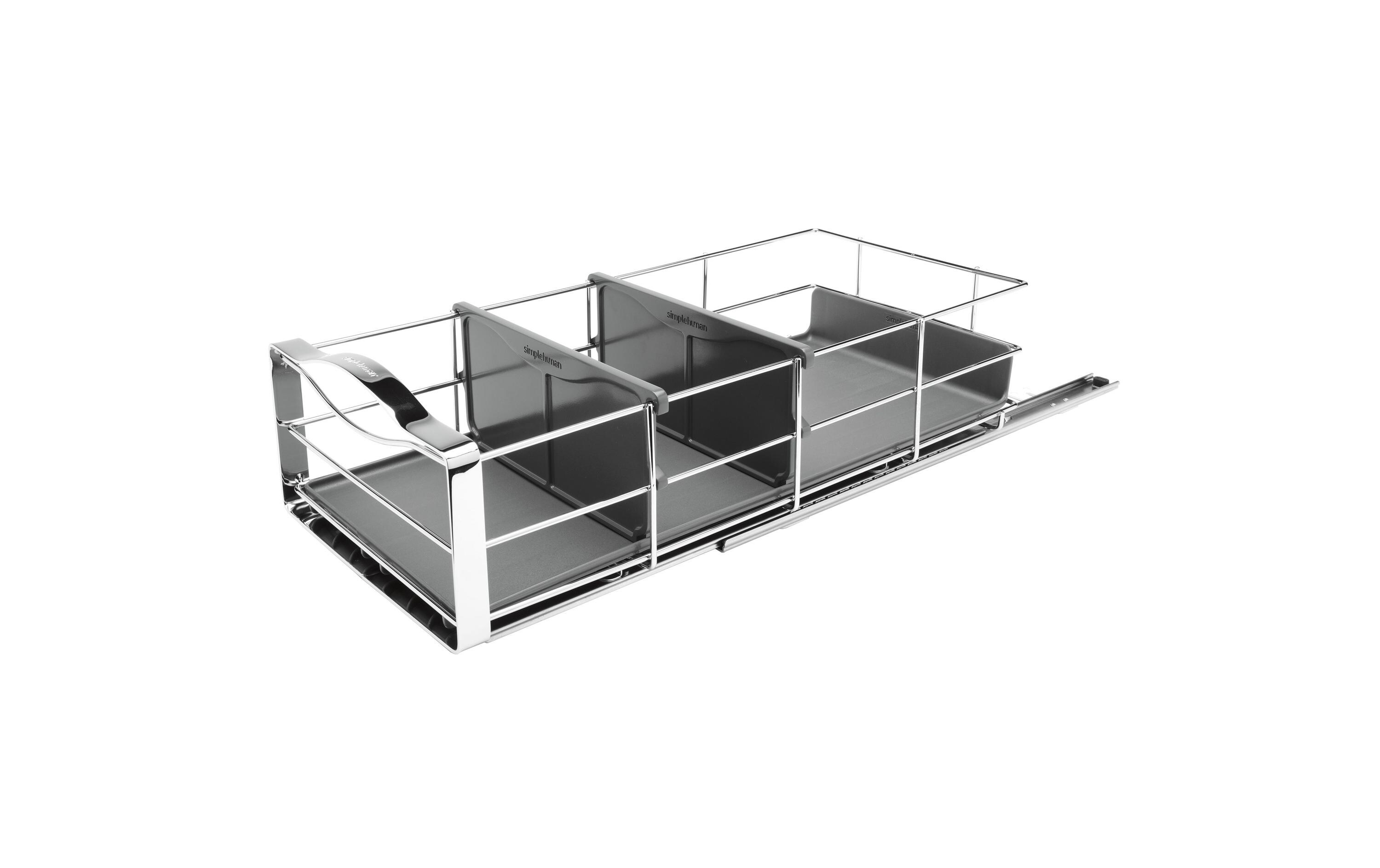Organizer 22.8 x 50.8 cm, Grau/SilberSchrankorganisator