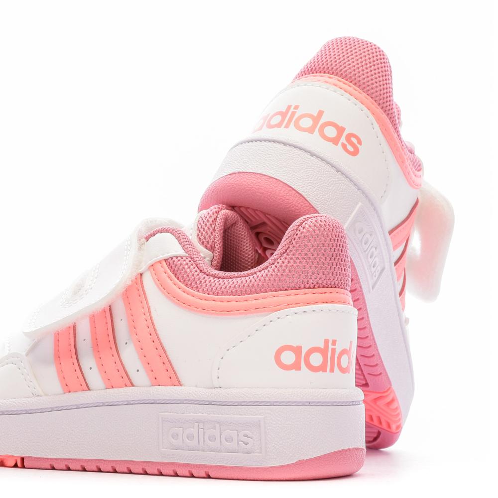 Adidas Baskets Blanches Fille Adidas Hoops 3.0 Cf I
