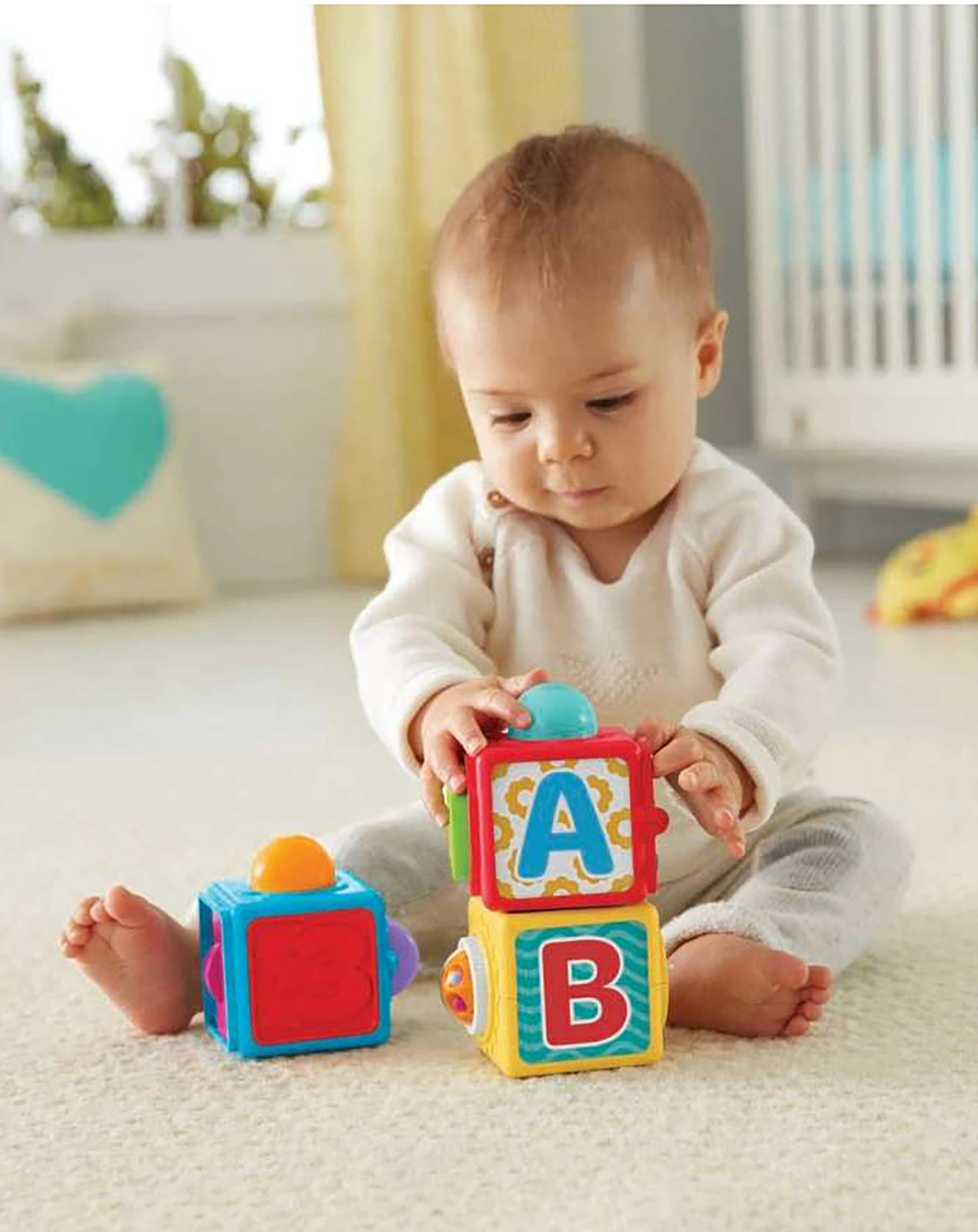 Stapelspiel ABC 3-teilig in bunt