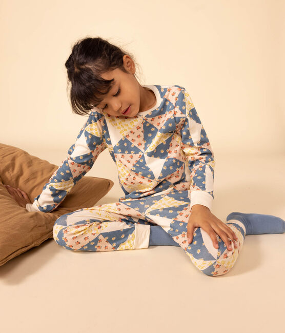 Pyjama patchwork petite fille en coton