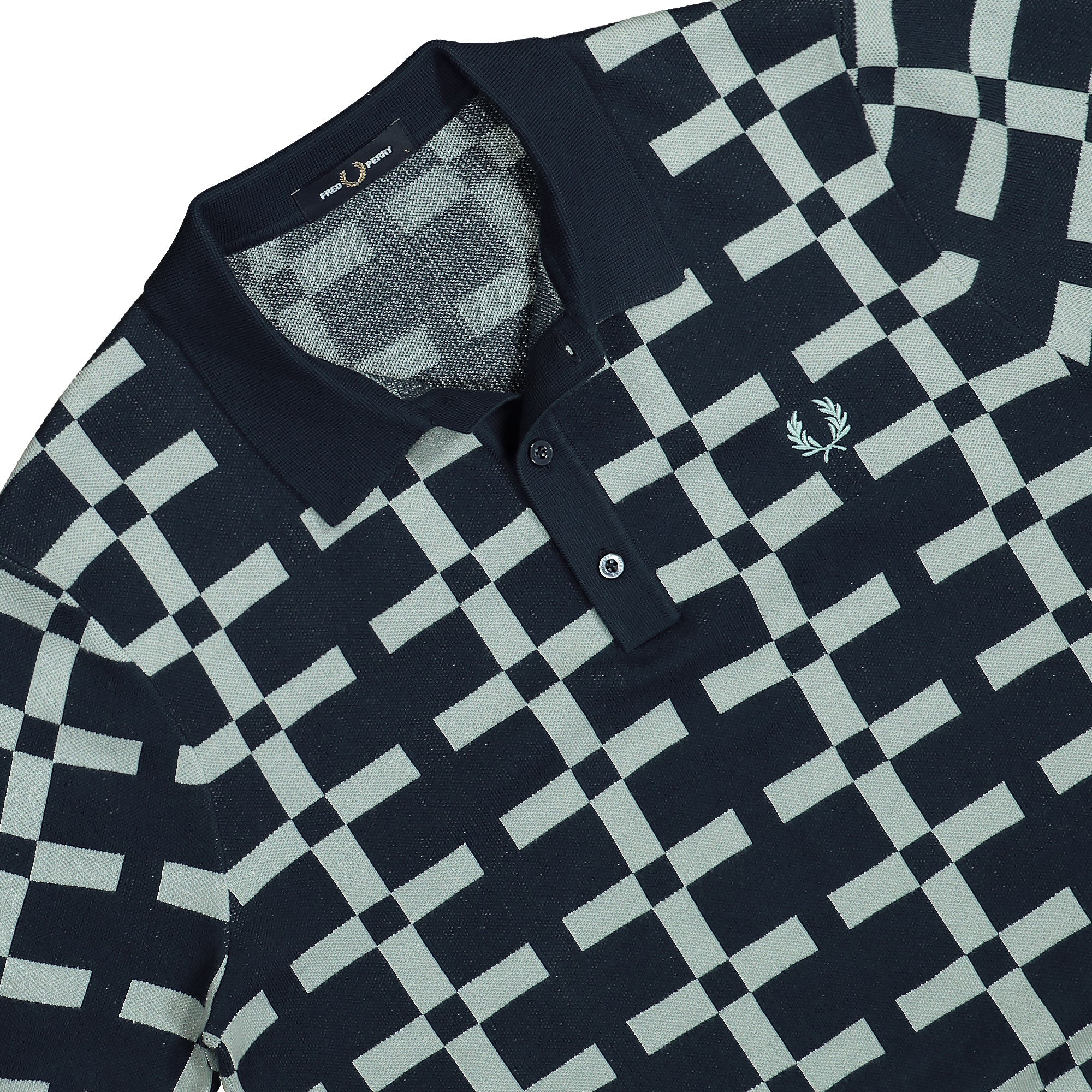 Fred Perry<br>Geometric Jacquard Knit Shirt