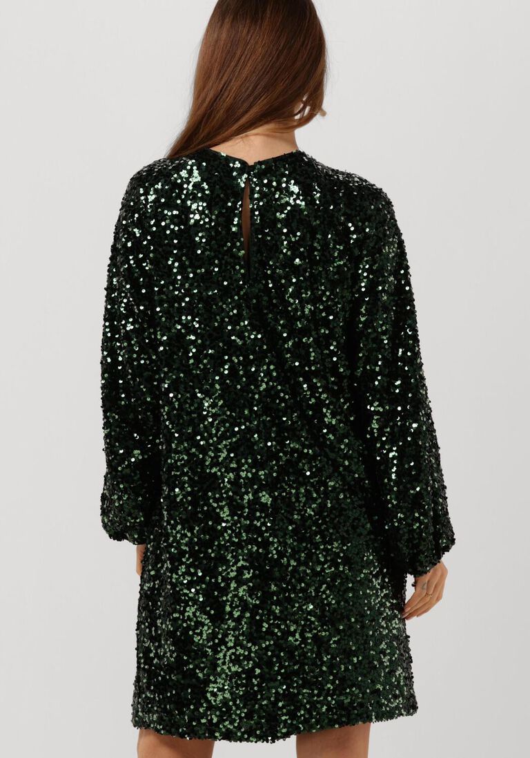NEO NOIR groene neo noir mini jurk ezra sequins dress