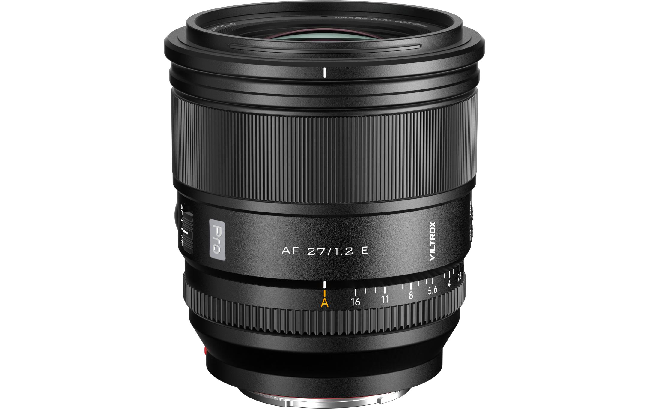 Festbrennweite AF 27mm F/1.2 Pro – Sony E-Mount<br>APS-C-Objektiv mit grosser Blende und Autofokus für Sony