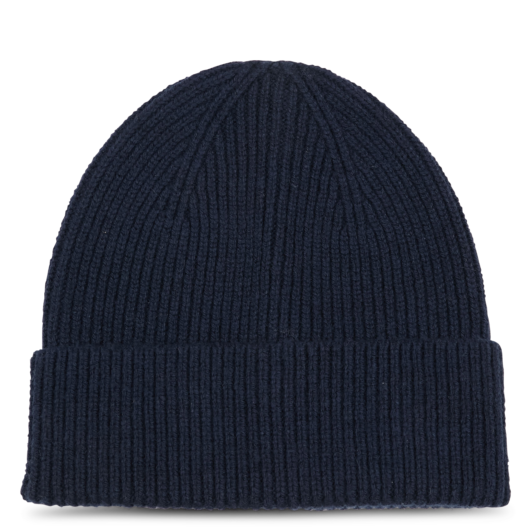 MASON - Bonnet côtelé en laine| Bleu
