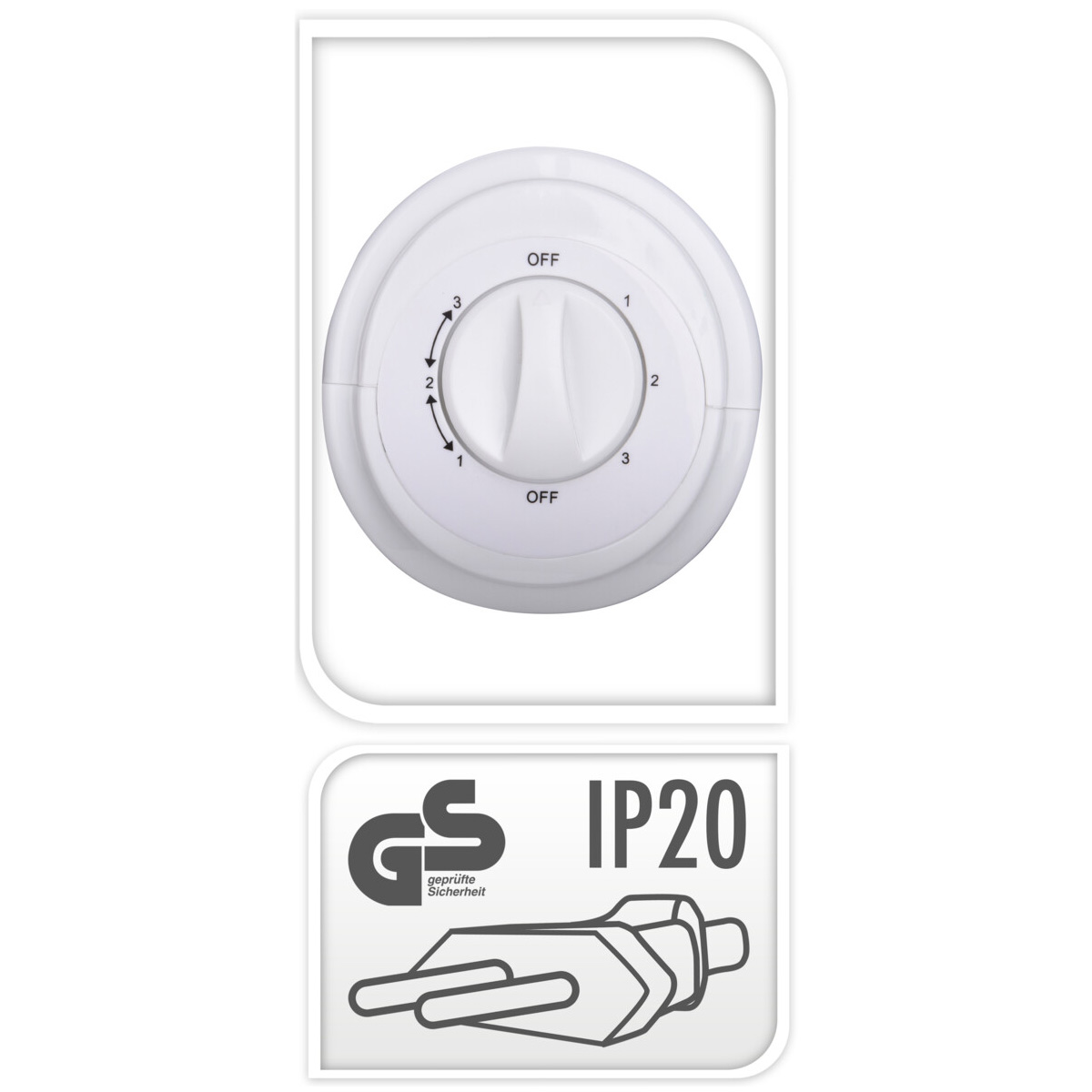 Turmventilator 80 cm weiss