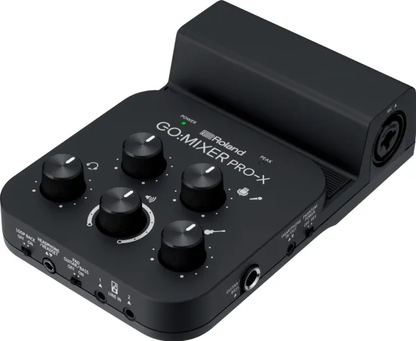 Roland GO:MIXER PX, 11 kanaler, Sort, Hvid