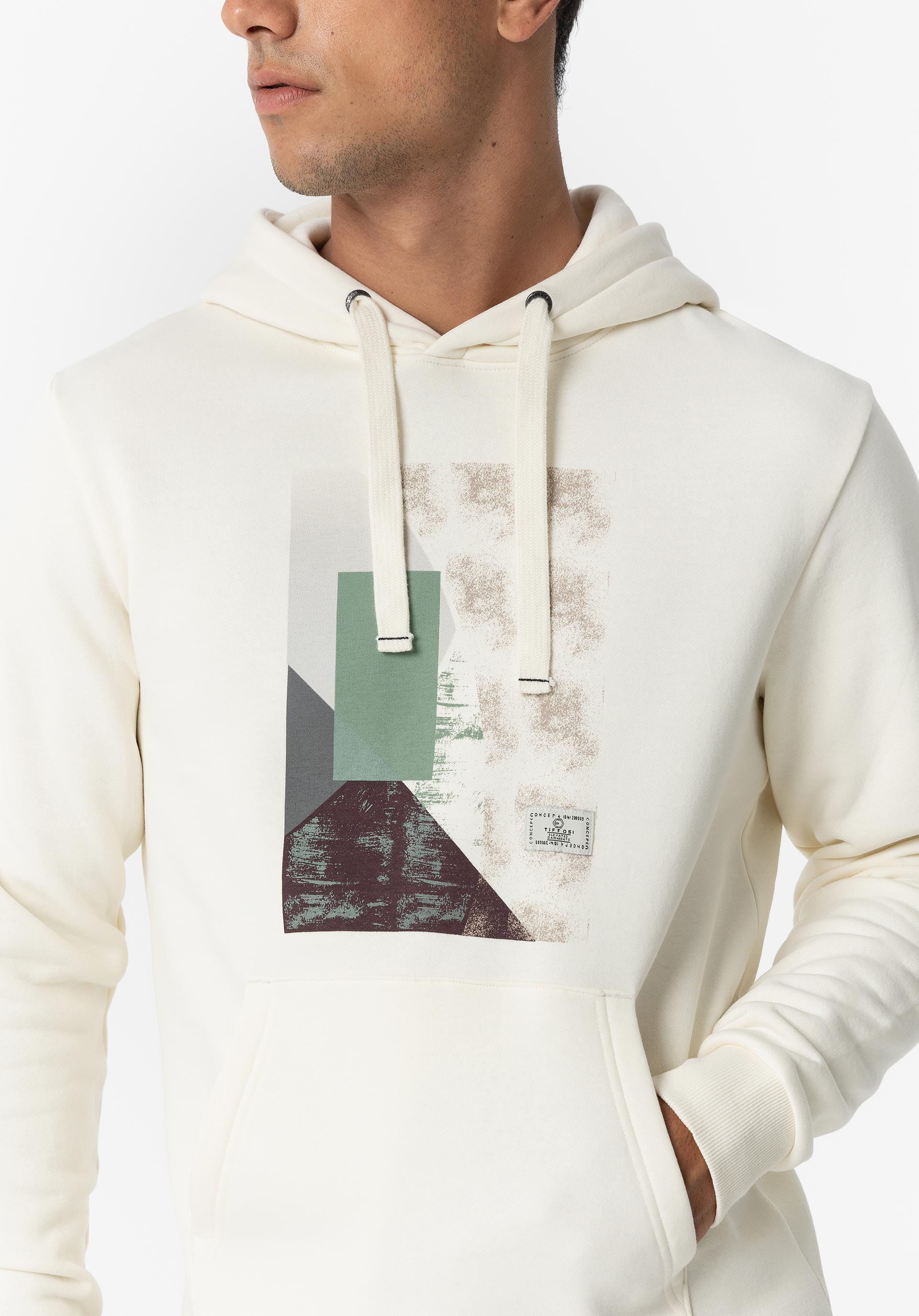 Hoodie com Estampado Frontal