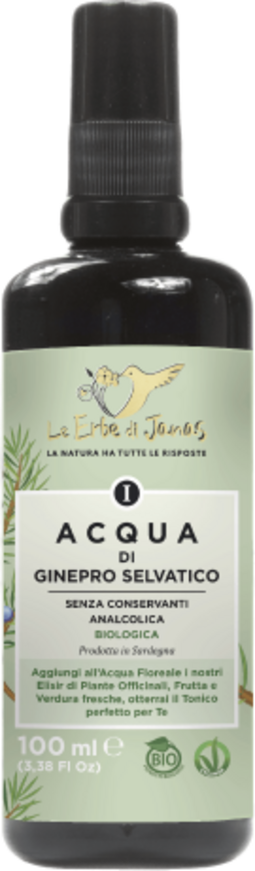 Le Erbe di Janas  Wacholder Hydrolat, 100 ml